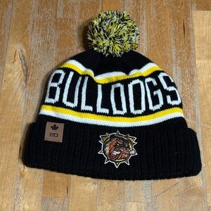 Hamilton Bulldogs Bar Down toque with Pom-Pom